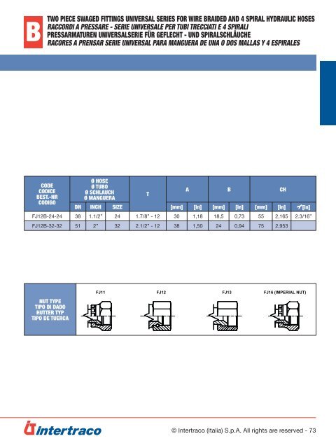 INTERTRACO 730 - CATALOGO 2PZ