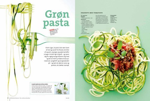Grøn pasta - Michelle Kristensen