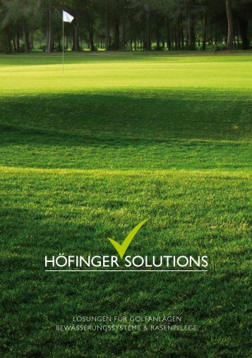 Ein Auszug unserer Leistungen für - Höfinger Solutions