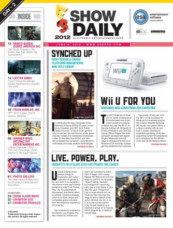 E3 Show Daily - Day 2 - media