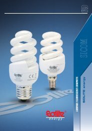 LAMPADE FLUORESCENTI COMPATTE - Sicom
