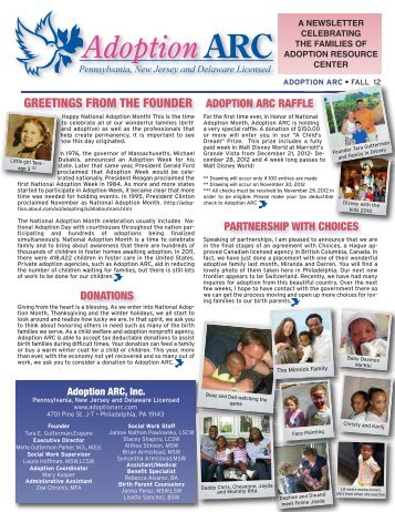 Fall 2012 Newsletter - Adoption ARC