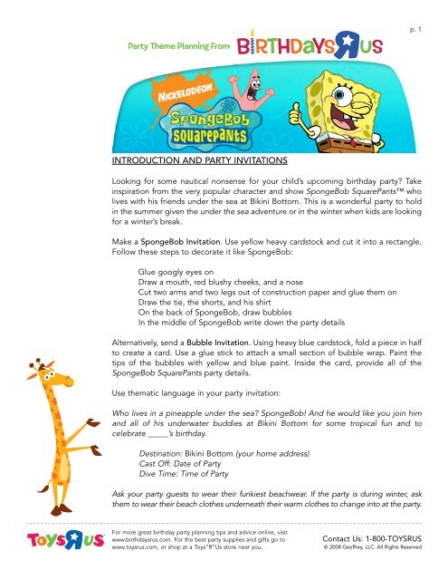 Spongebob toys r us 2025