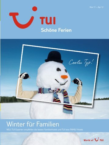 TUI - Schöne Ferien: Winter für Familien - Winter 2011 ... - Letenky.sk