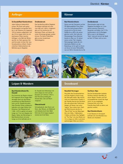 TUI - Schöne Ferien: Winter für Familien - Winter 2011 ... - Letenky.sk