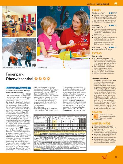 TUI - Schöne Ferien: Winter für Familien - Winter 2011 ... - Letenky.sk