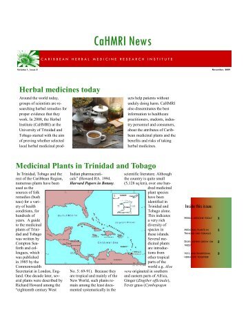 CaHMRI News - The University of Trinidad and Tobago