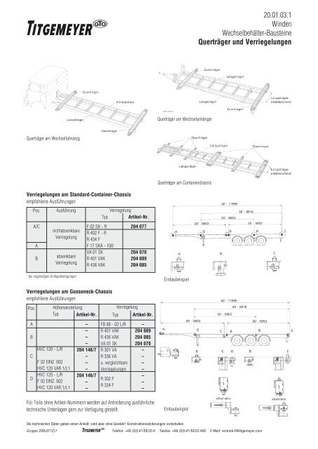 Katalog - Titgemeyer