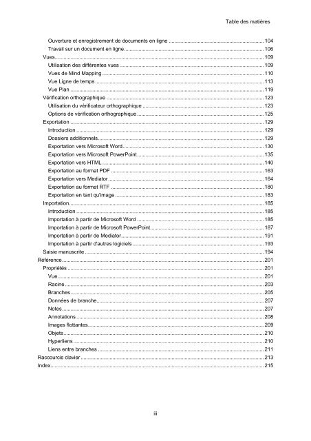 Télécharger Documentation MindView 4 (PDF) - MatchWare