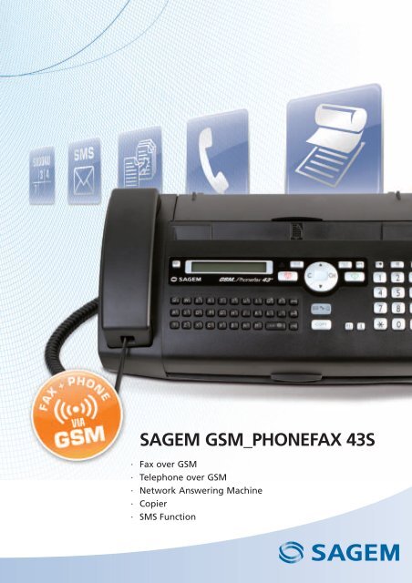 SAGEM GSM_PHONEFAX 43S - Sagemcom