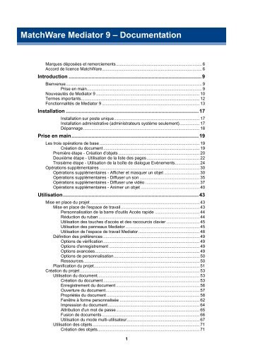 Mediator 9 Documentation.pdf - MatchWare