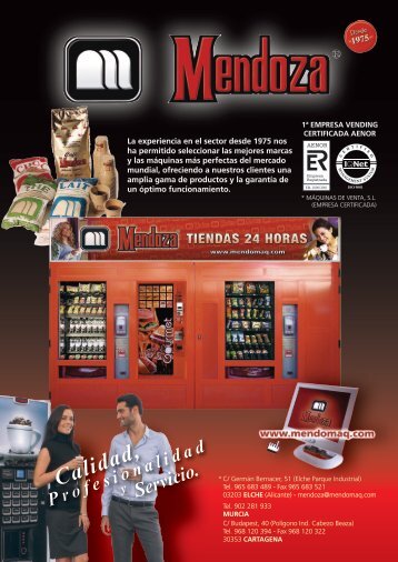 Catalogo Mendoza 0211 - Grupo Mendoza Vending