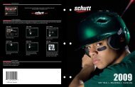 Softball/baSeball Catalog - Schutt Sports