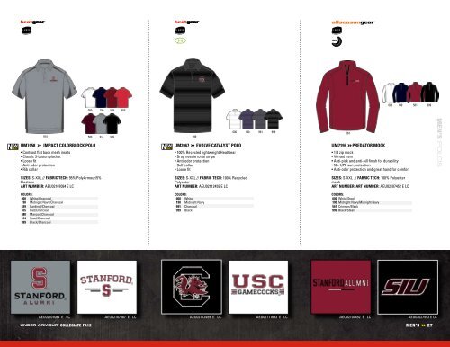 Under Armour Collegiate Fall 2012 - Jimmie Nahas & Associates