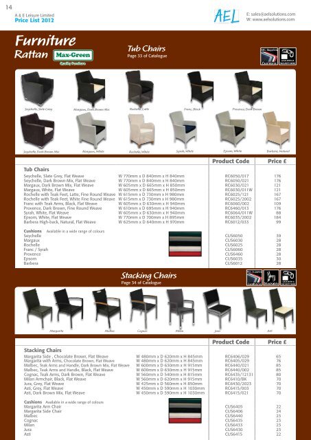 Price List 2012 - AEL Solutions