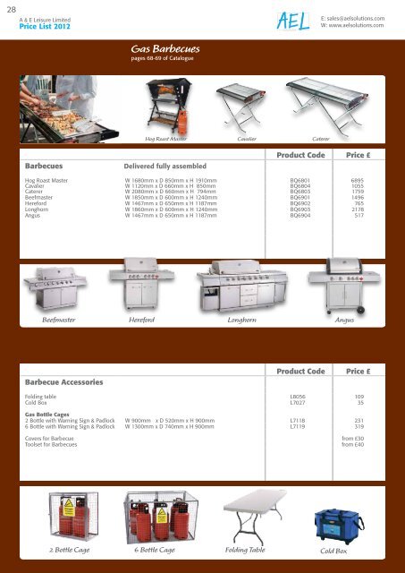 Price List 2012 - AEL Solutions