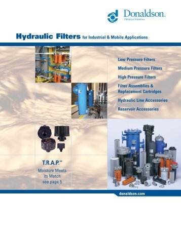 HYD-200 US Hydraulic Filters Leaflet 11-2009 - Donaldson ...