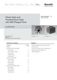 Check Valve and Throttle/Check Valve with SAE ... - Airline Hydraulics