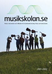 Noter, instrument och tillbehör för musikundervisning i ... - Sibelius.se
