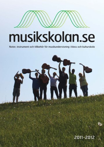 Noter, instrument och tillbehör för musikundervisning i ... - Sibelius.se