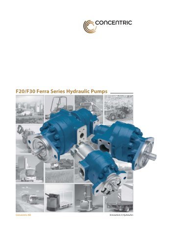 F20/F30 Ferra Series Hydraulic Pumps - Concentric