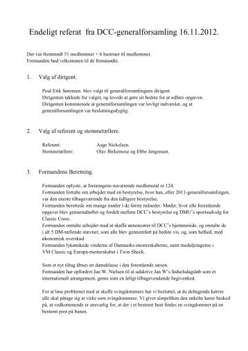 04-12-12 Referat af DCC's generalforsamling 2012 - Dansk Classic ...