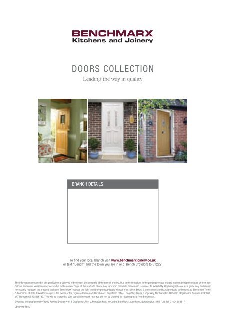 BM-doors-brochure-external softwood doors - Benchmarx Kitchens ...