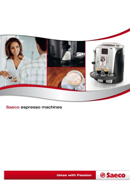 Saeco Royal Coffee Machine Parts, Cappuccino, Exclusive, Digital, One-Touch