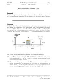 NTS/IW UDE Radio Propagation Channels Exercise 4 with solutions ...