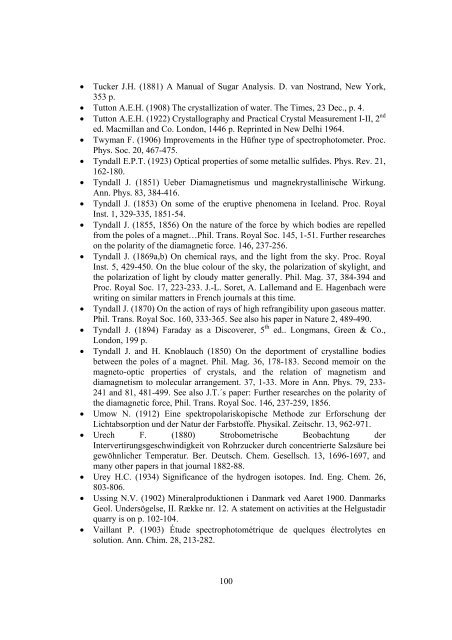 Annotated list of references on Iceland spar and polarized light