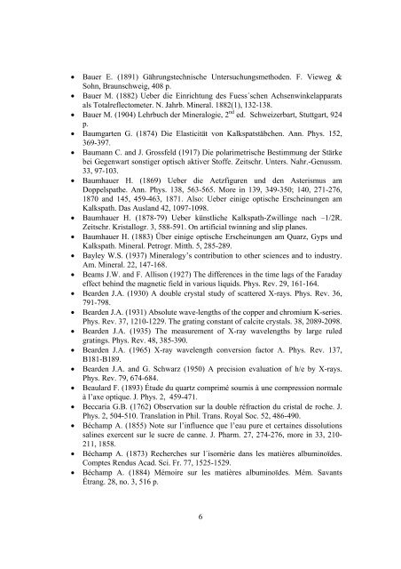 Annotated list of references on Iceland spar and polarized light