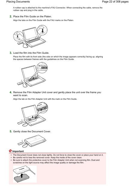 Canon CanoScan LiDE 700F On-screen Manual - Etilize