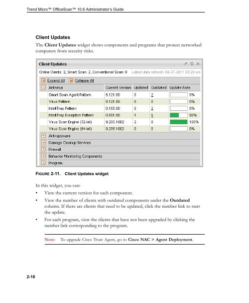 OfficeScan 10.6 Administrator's Guide - Trend Micro™ Online Help