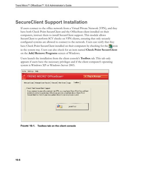 OfficeScan 10.6 Administrator's Guide - Trend Micro™ Online Help