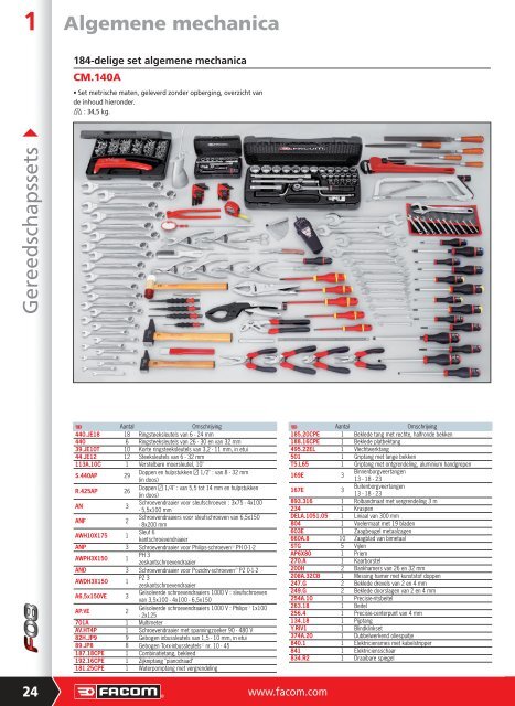 Algemene mechanica - Facom-gereedschap.nl