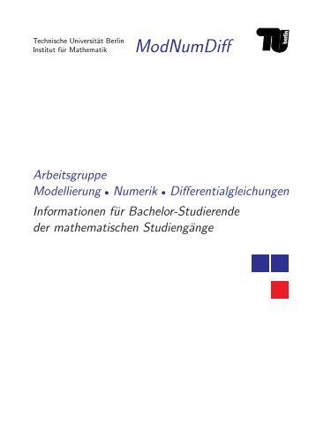 Informationen für Bachelor-Studierende der mathematischen ...