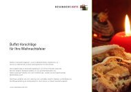 Weihnachtsbuffet - Besondere Orte