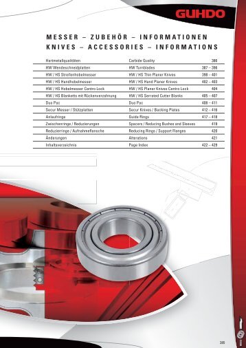 Hersteller PDF Katalog - Sägeblatt Shop