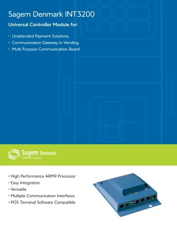 Sagem Denmark INT3200 - Cryptera