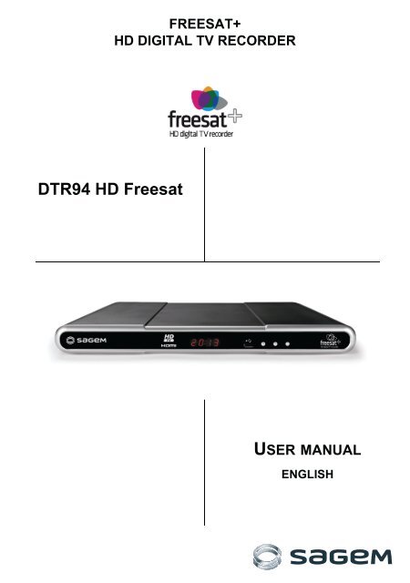 Download Sagem freesat+ manual