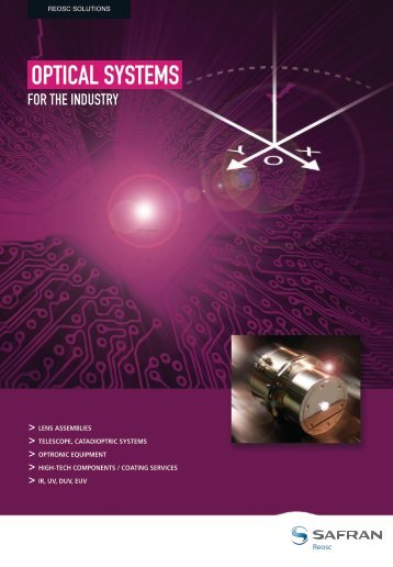Optical systems for industry - Sagem
