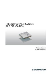 HiLoNC V2 Packaging specification ed 02 01aug2011 - Support ...