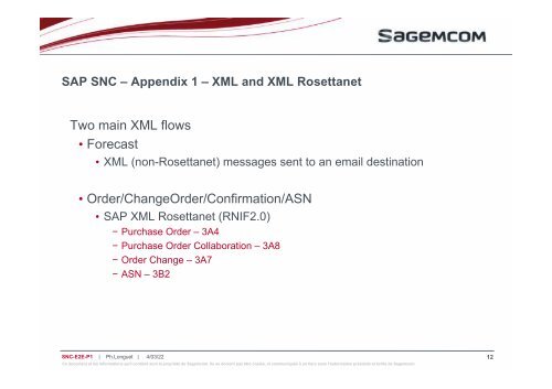 SAP SNC (Supply Network Collaboration) Machine-2 ... - Sagemcom