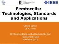 Femtocells: Technologies, Standards and Applications - CTTC