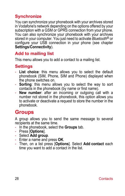 User Manual - Vodafone