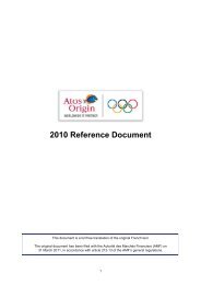 Atos Origin - 2010 Reference document