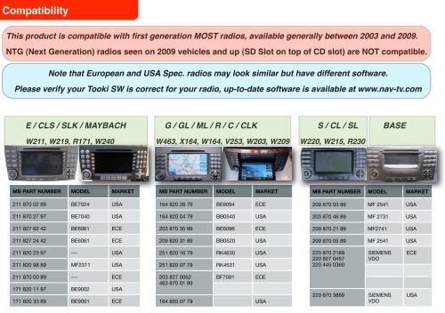 Tooki MB v1.02 moni - Neo Car Audio