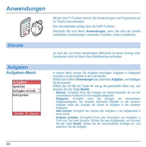 Sagem myV-65 - Avantix : Bedienungsanleitungen online