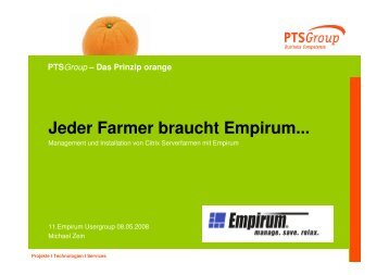 Jeder Farmer braucht Empirum... - Matrix42