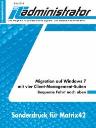 Migration auf Windows 7 mit vier Client-Management ... - Matrix42